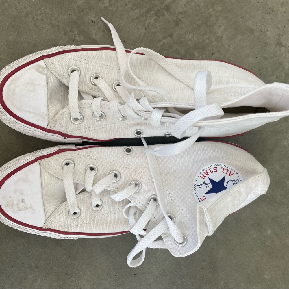 Converse high tops white